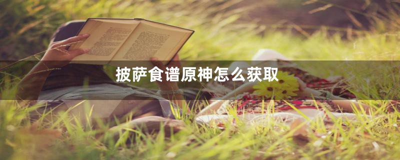 披萨食谱原神怎么获取