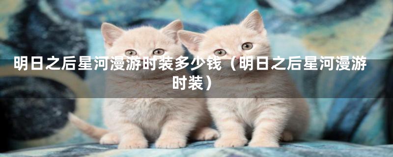 明日之后星河漫游时装多少钱（明日之后星河漫游时装）