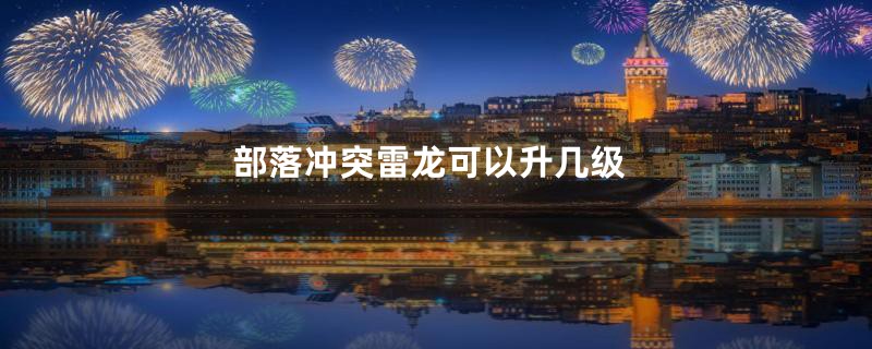 部落冲突雷龙可以升几级