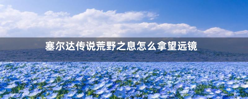 塞尔达传说荒野之息怎么拿望远镜