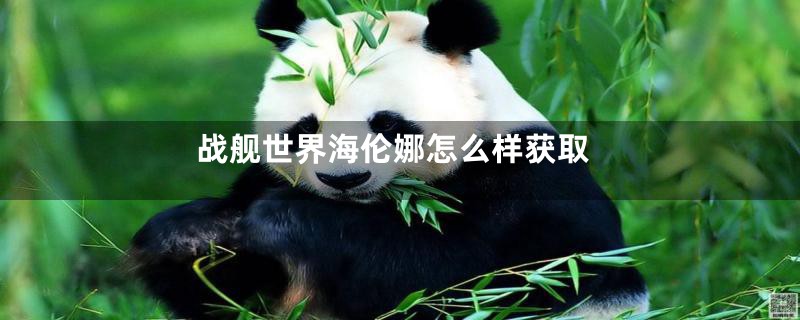 战舰世界海伦娜怎么样获取