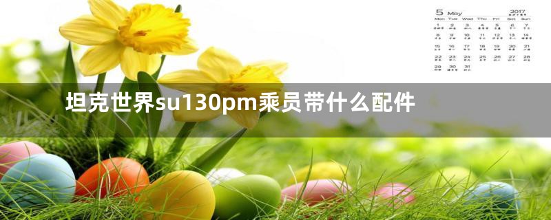 坦克世界su130pm乘员带什么配件
