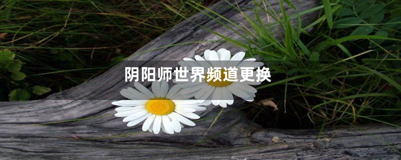 阴阳师世界频道更换