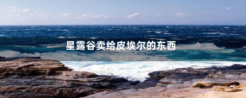 星露谷卖给皮埃尔的东西
