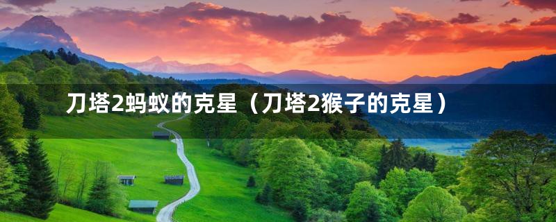 刀塔2蚂蚁的克星(刀塔2猴子的克星)