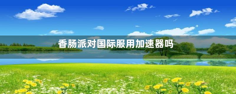 香肠派对国际服用加速器吗