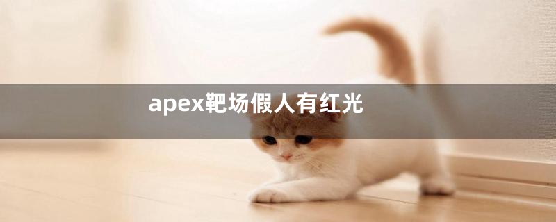 apex靶场假人有红光