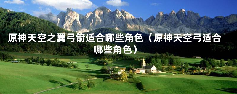 原神天空之翼弓箭适合哪些角色（原神天空弓适合哪些角色）
