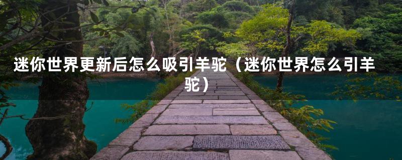 迷你世界更新后怎么吸引羊驼（迷你世界怎么引羊驼）