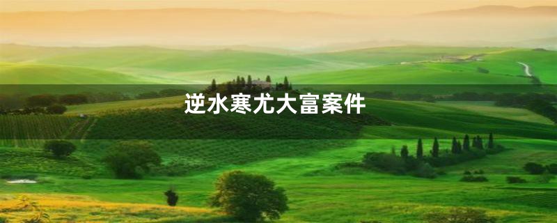 逆水寒尤大富案件