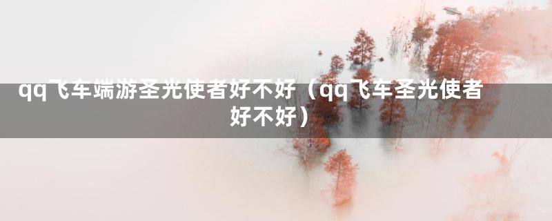 qq飞车端游圣光使者好不好（qq飞车圣光使者好不好）