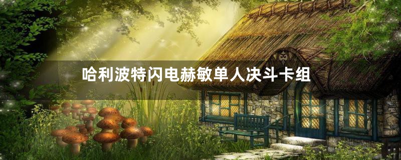哈利波特闪电赫敏单人决斗卡组