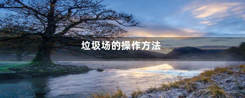 垃圾场的操作方法