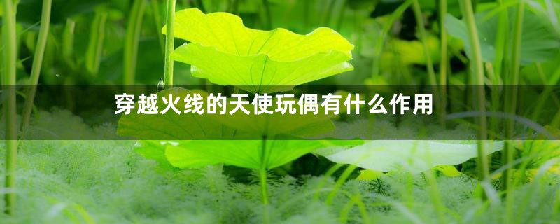 穿越火线的天使玩偶有什么作用
