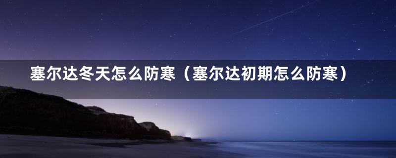 塞尔达冬天怎么防寒(塞尔达初期怎么防寒)