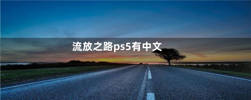 流放之路ps5有中文