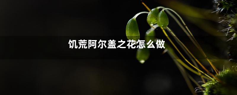 饥荒阿尔盖之花怎么做