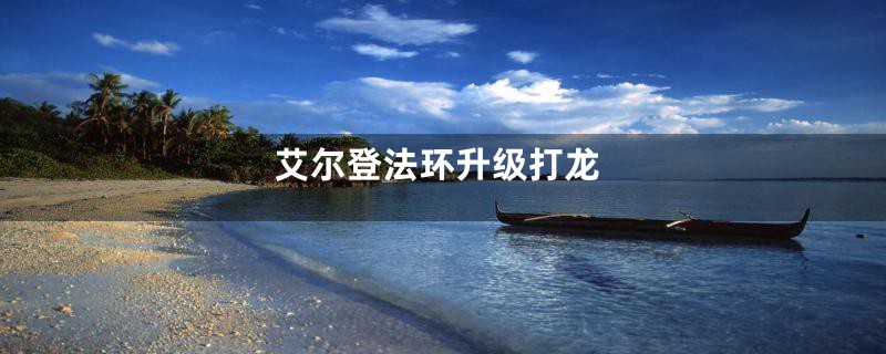 艾尔登法环升级打龙
