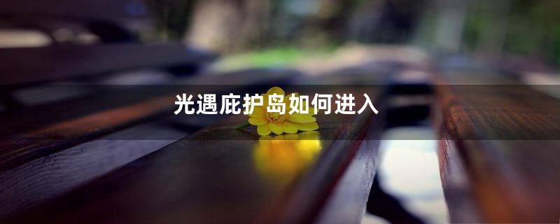 光遇庇护岛如何进入