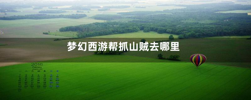 梦幻西游帮抓山贼去哪里