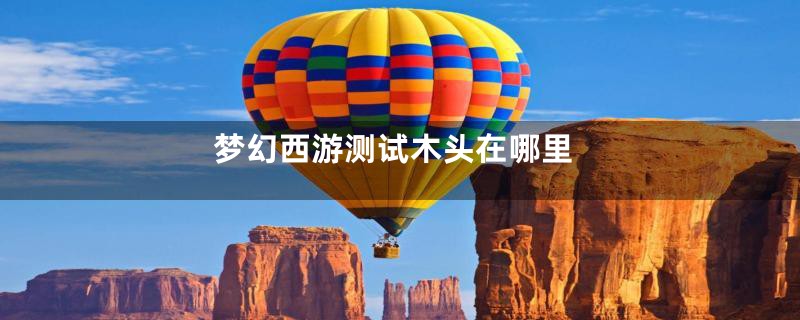 梦幻西游测试木头在哪里