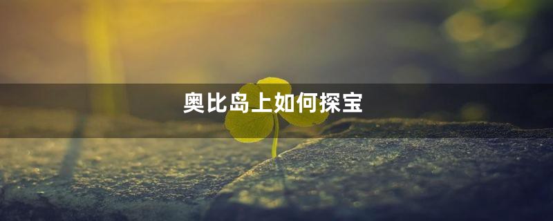 奥比岛上如何探宝