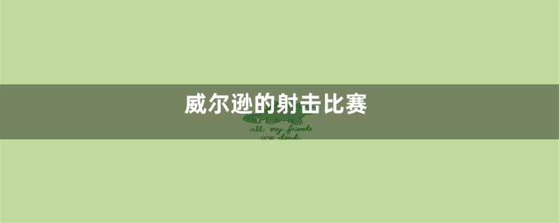 威尔逊的射击比赛
