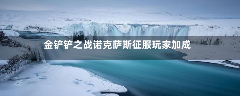 金铲铲之战诺克萨斯征服玩家加成