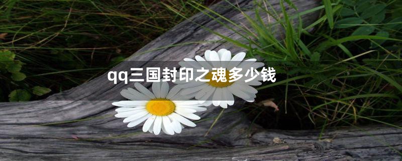 qq三国封印之魂多少钱