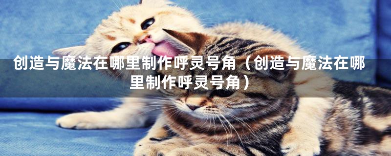 创造与魔法在哪里制作呼灵号角（创造与魔法在哪里制作呼灵号角）
