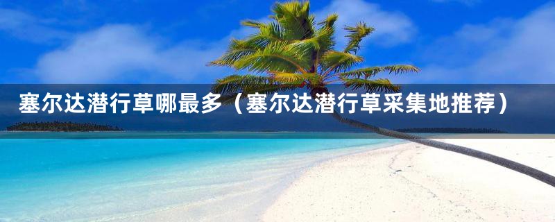 塞尔达潜行草哪最多（塞尔达潜行草采集地推荐）