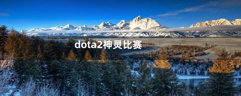 dota2神灵比赛