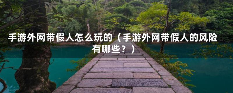手游外网带假人怎么玩的(手游外网带假人的风险有哪些?)