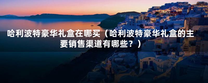 哈利波特豪华礼盒在哪买(哈利波特豪华礼盒的主要销售渠道有哪些?)