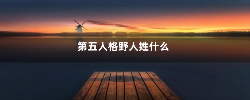 第五人格野人姓什么