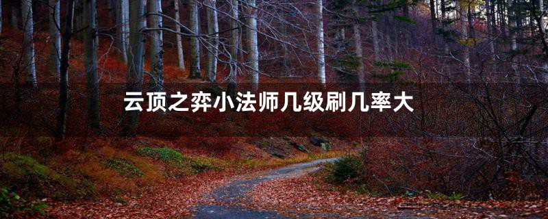 云顶之弈小法师几级刷几率大