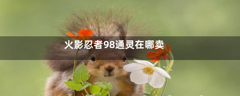 火影忍者98通灵在哪卖