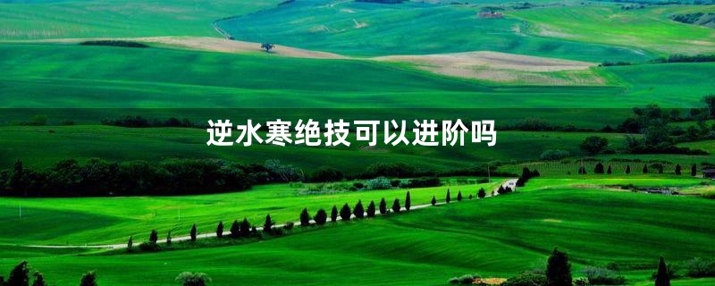 逆水寒绝技可以进阶吗