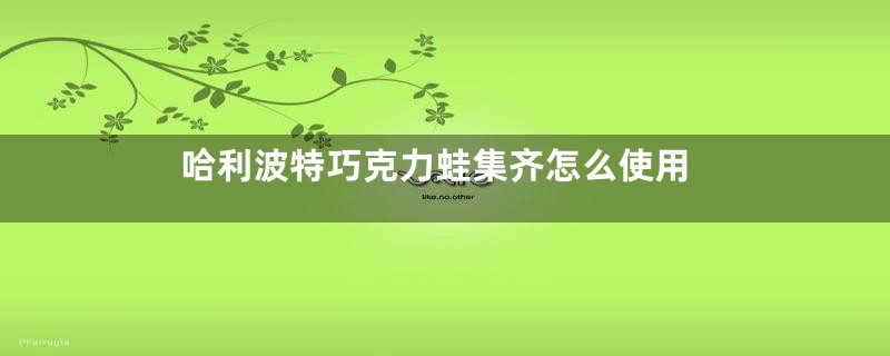 哈利波特巧克力蛙集齐怎么使用