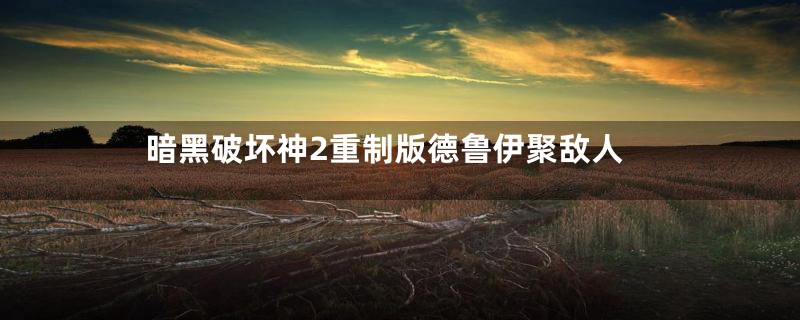 暗黑破坏神2重制版德鲁伊聚敌人