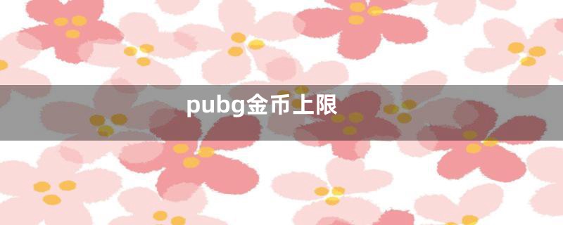 pubg金币上限