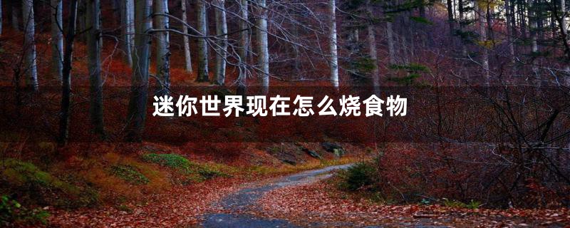 迷你世界现在怎么烧食物