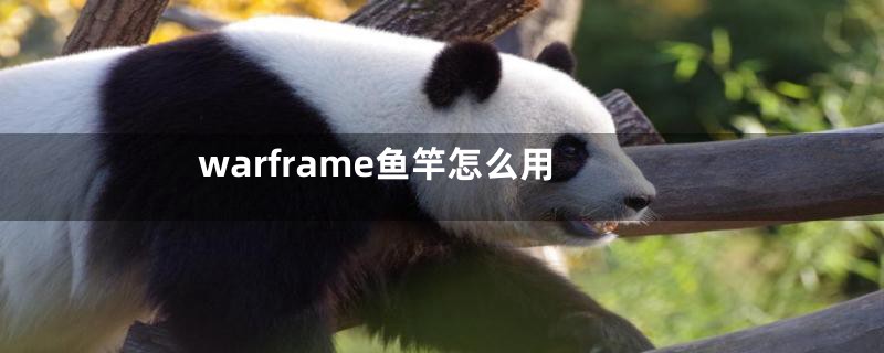 warframe鱼竿怎么用
