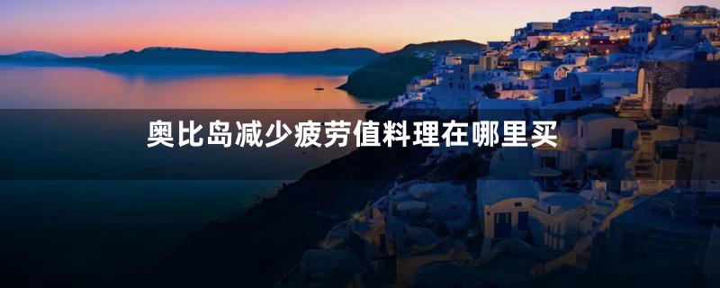 奥比岛减少疲劳值料理在哪里买