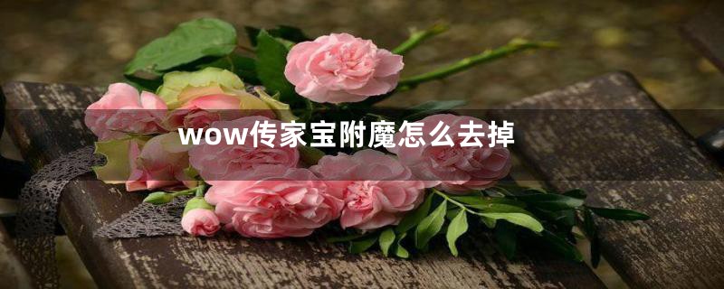 wow传家宝附魔怎么去掉