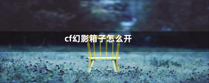 cf幻影箱子怎么开