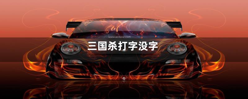 三国杀打字没字