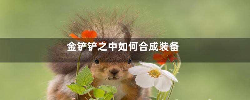 金铲铲之中如何合成装备