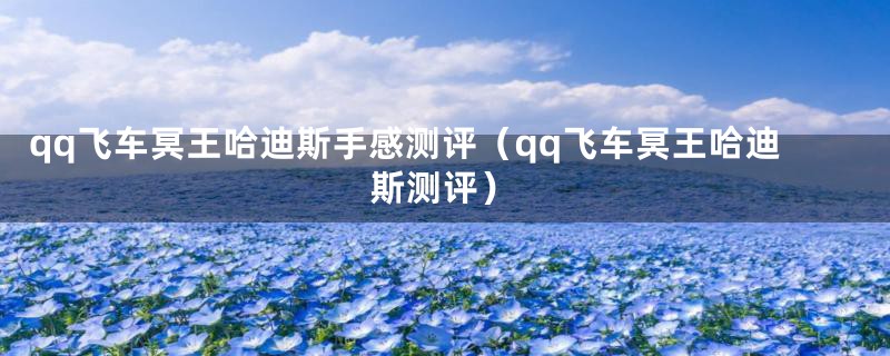 qq飞车冥王哈迪斯手感测评（qq飞车冥王哈迪斯测评）