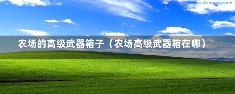 农场的高级武器箱子（农场高级武器箱在哪）